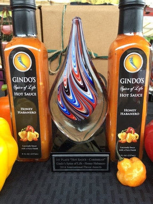 Gindo's Honey Habanero Hot Sauce - Winner Best Caribbean Hot Sauce 2016 International Flavor Awards