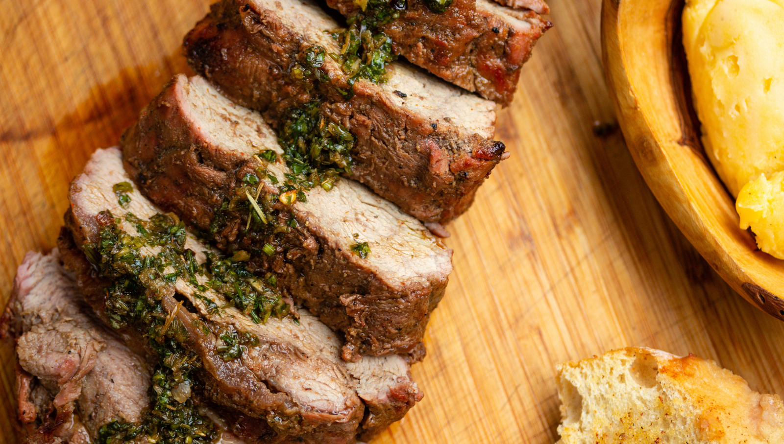 Roasted Pork Tenderloin with Chimichurri