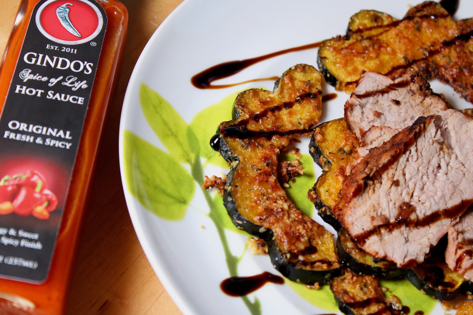 Garlic Herb Crusted Acorn Squash