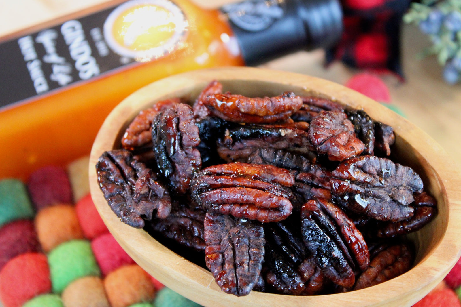 Maple Rum Pecans