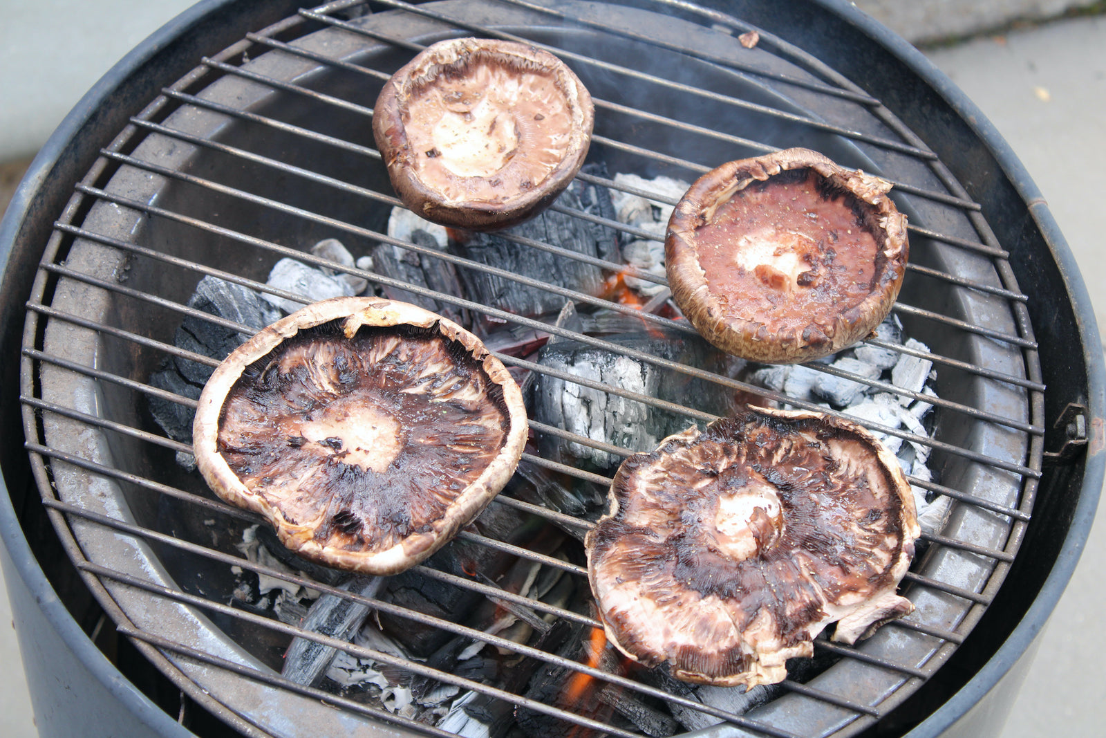 Campfire Stuffed Portobellos
