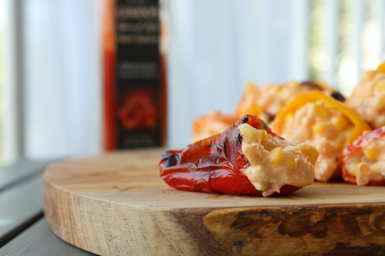 Fire Roasted Elote Poppers