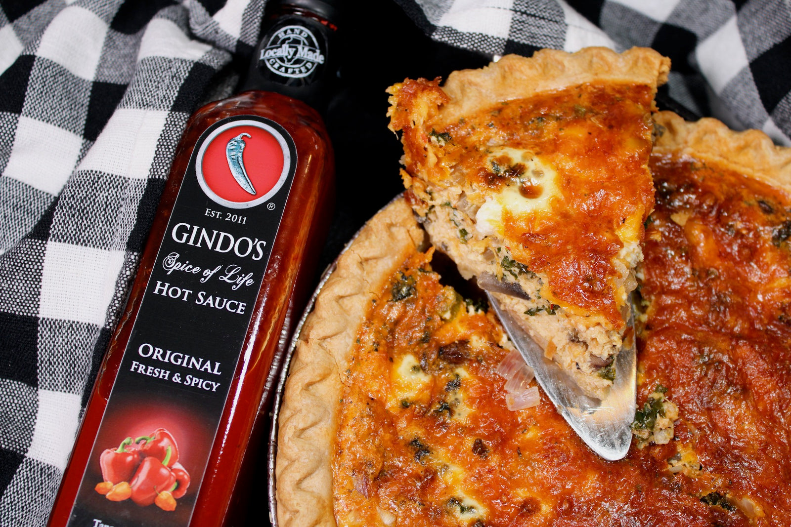 Gindo's Cheesy Quiche