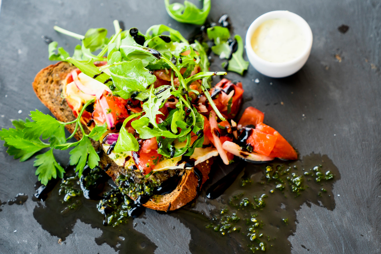 Serrano Ham and Brie Bruschetta