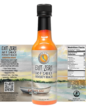 Poverty Beach | Exit Zero Hot Sauce | Medium Heat