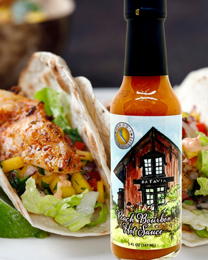 Peach Bourbon Hot Sauce | Sweet and Spicy