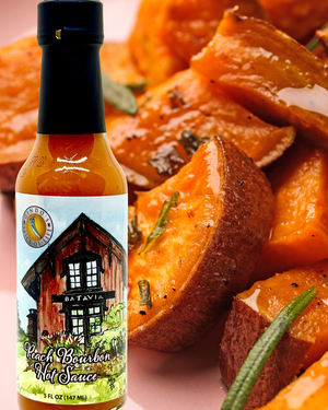 Peach Bourbon Hot Sauce | Sweet and Spicy