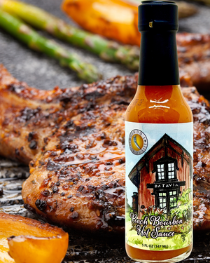 Peach Bourbon Hot Sauce | Sweet and Spicy