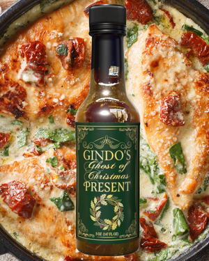 Gindo’s Ghost of Christmas – Extra Spicy Holiday Hot Sauce Gift Set