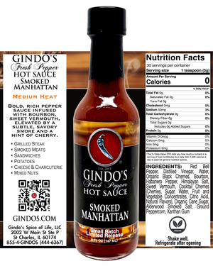 Smoked Manhattan Hot Sauce | Medium Heat