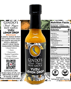 Lemon Yuzu Hot Sauce | Medium Heat