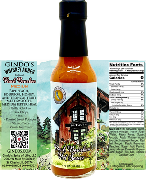 Peach Bourbon Hot Sauce | Sweet and Spicy