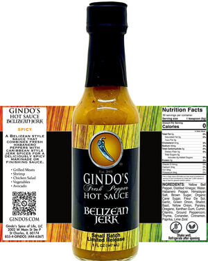Belizean Jerk Hot Sauce | Caribbean-Inspired Spicy Jerk Sauce