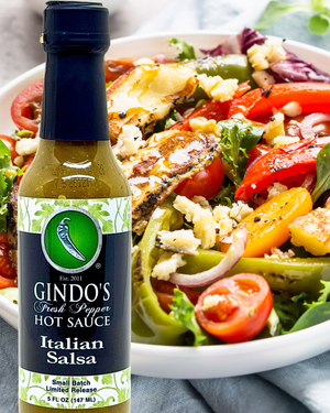 Italian Salsa Hot Sauce | Mild Italian-Inspired Green Pepper Sauce