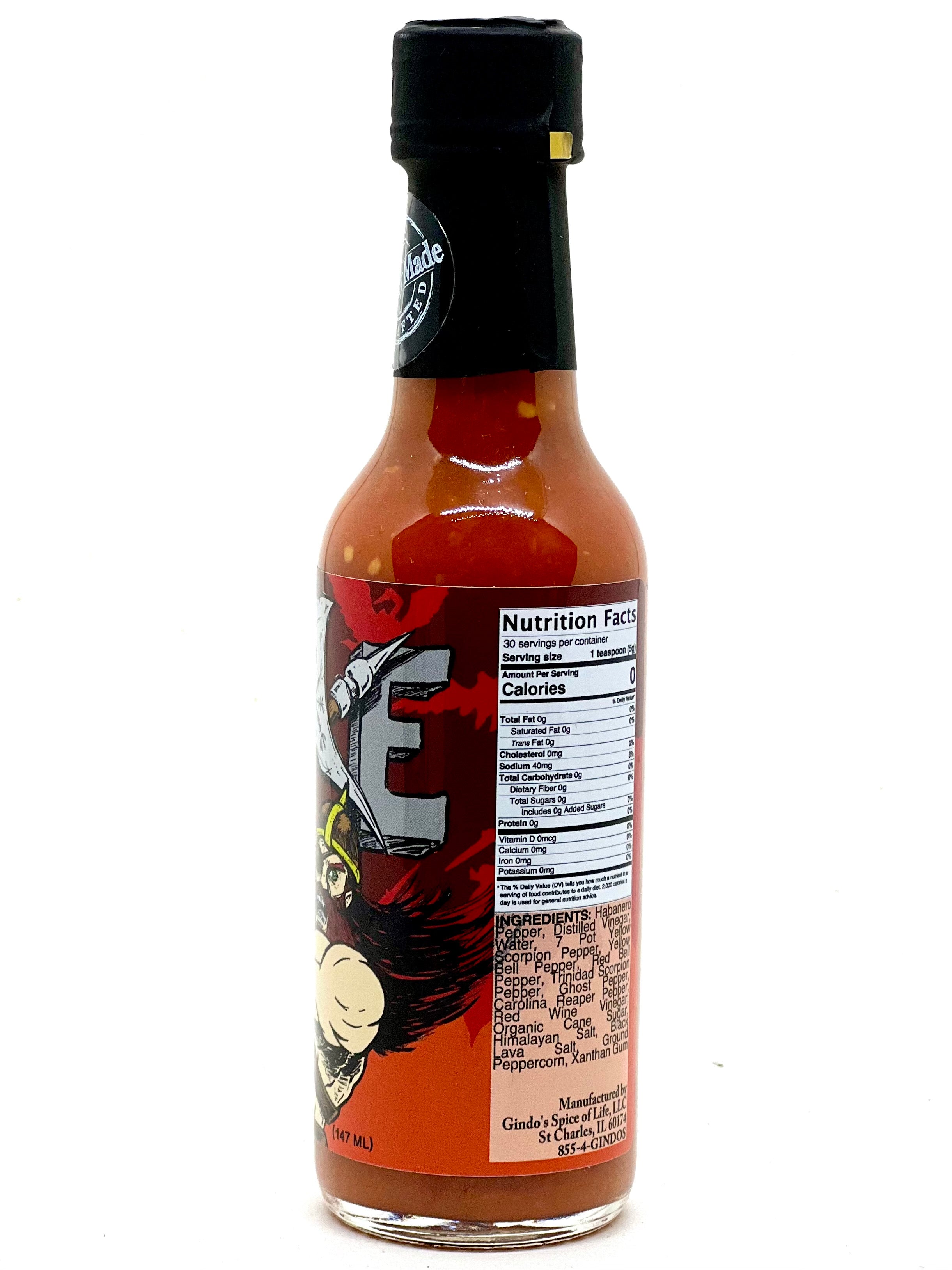 Comic Book Hot Sauces Gindos