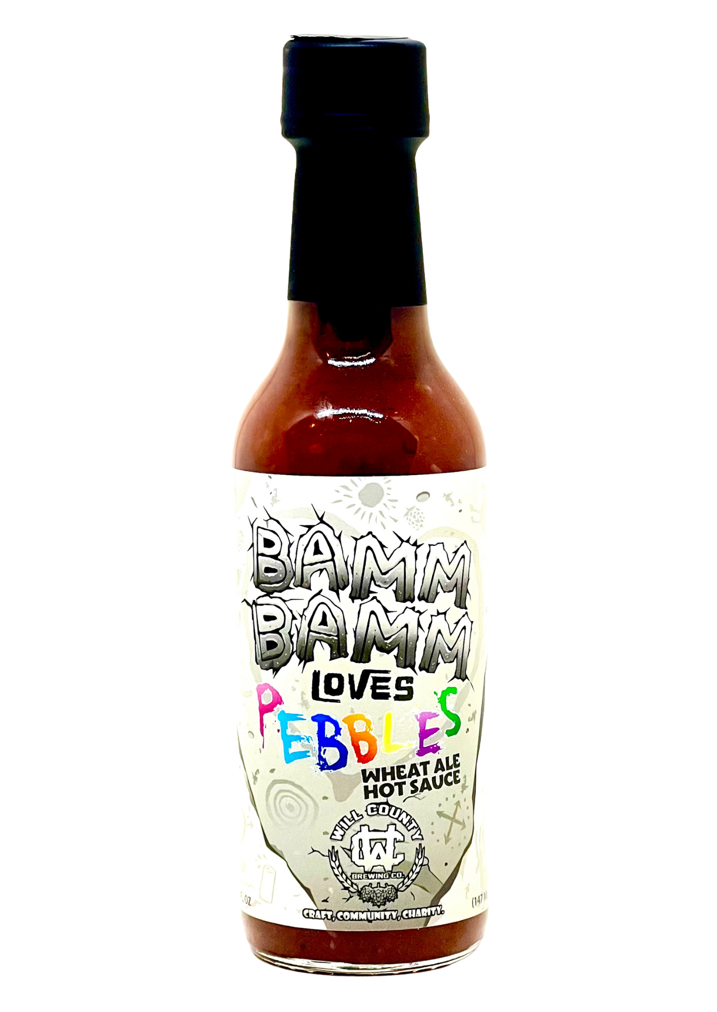 Bamm Bamm Loves Pebbles Fruity Pebbles Hot Sauce