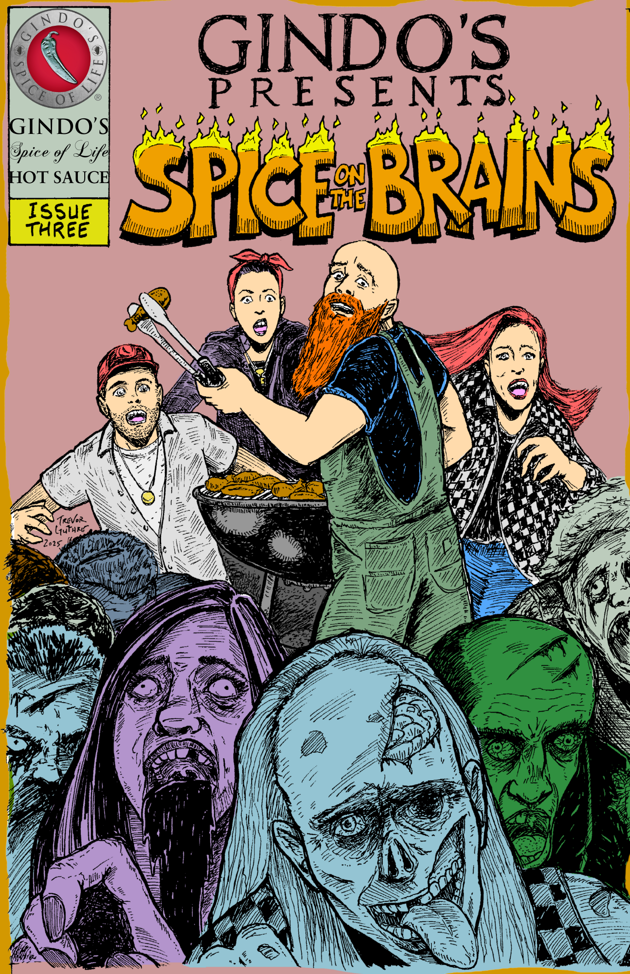 Gindo's Comic Book Episode Three | Spice on the Brains | Zombie Apocalypse