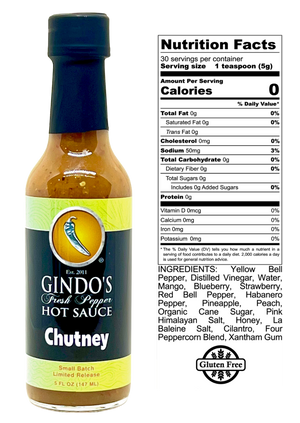 Chutney Hot Sauce | Fruit Sauce | Medium Heat