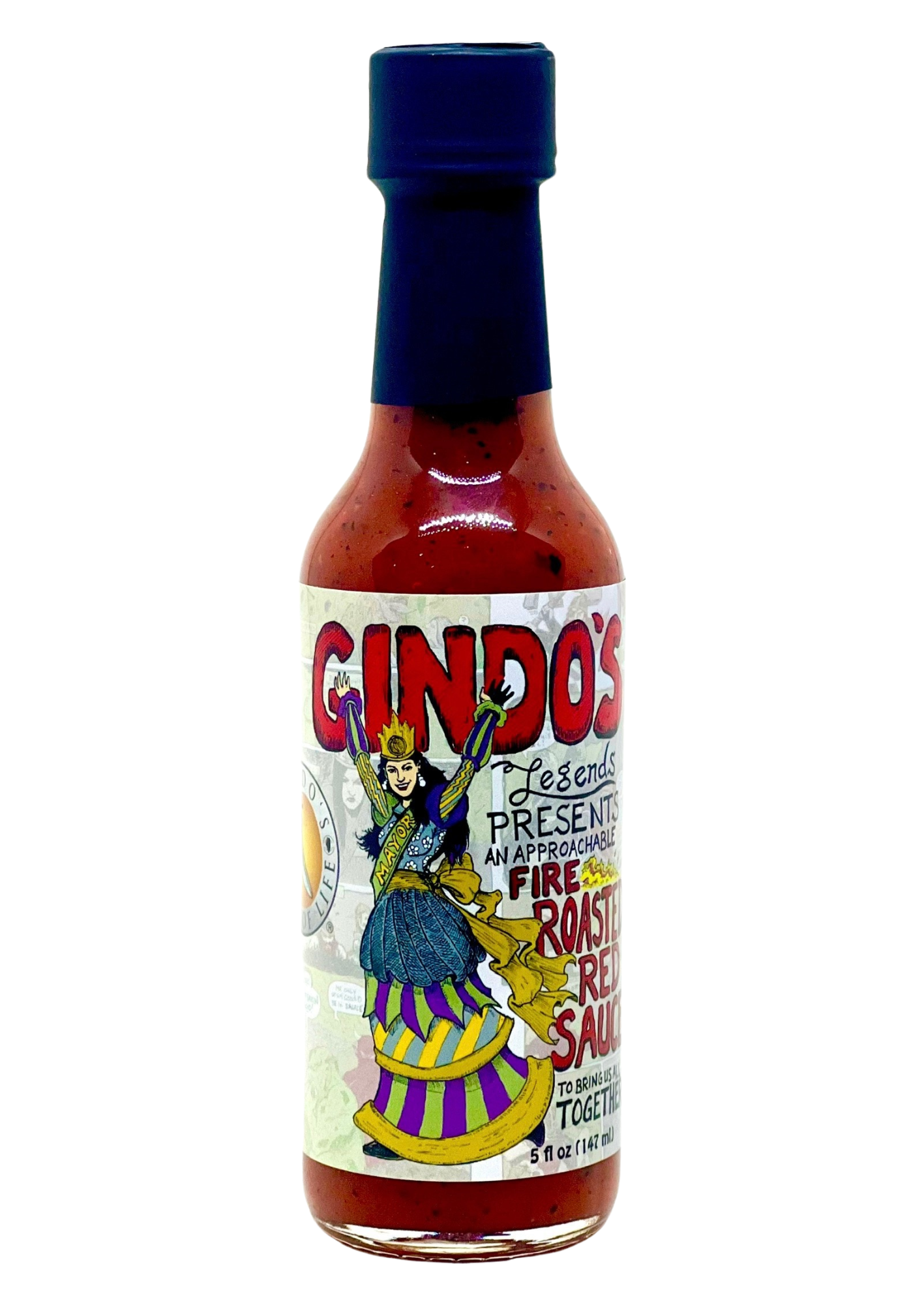 MAYOR MARY Fire Roasted Red Pepper Mild Hot Sauce