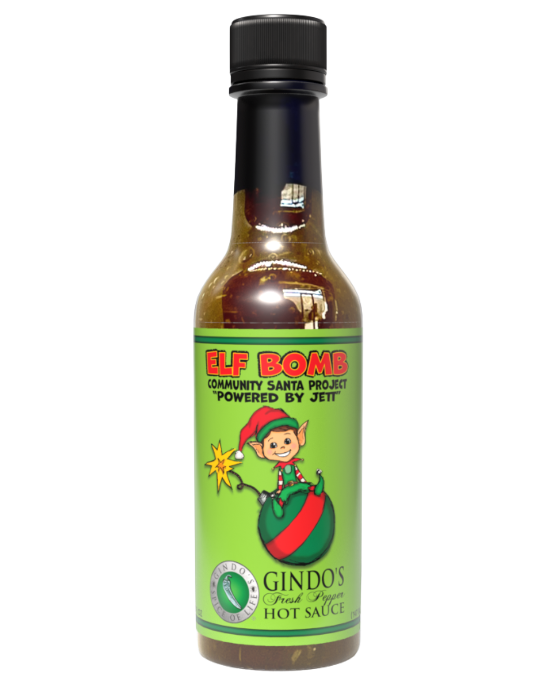 Elf Bomb Hot Sauce 🎄 Explosive Cheer in a Bottle!