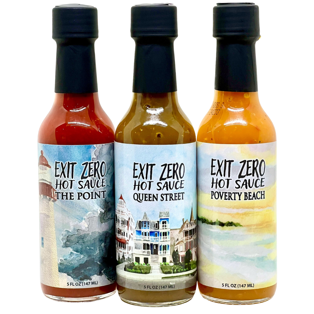 Exit Zero Hot Sauce | 3 Bottle Bundle
