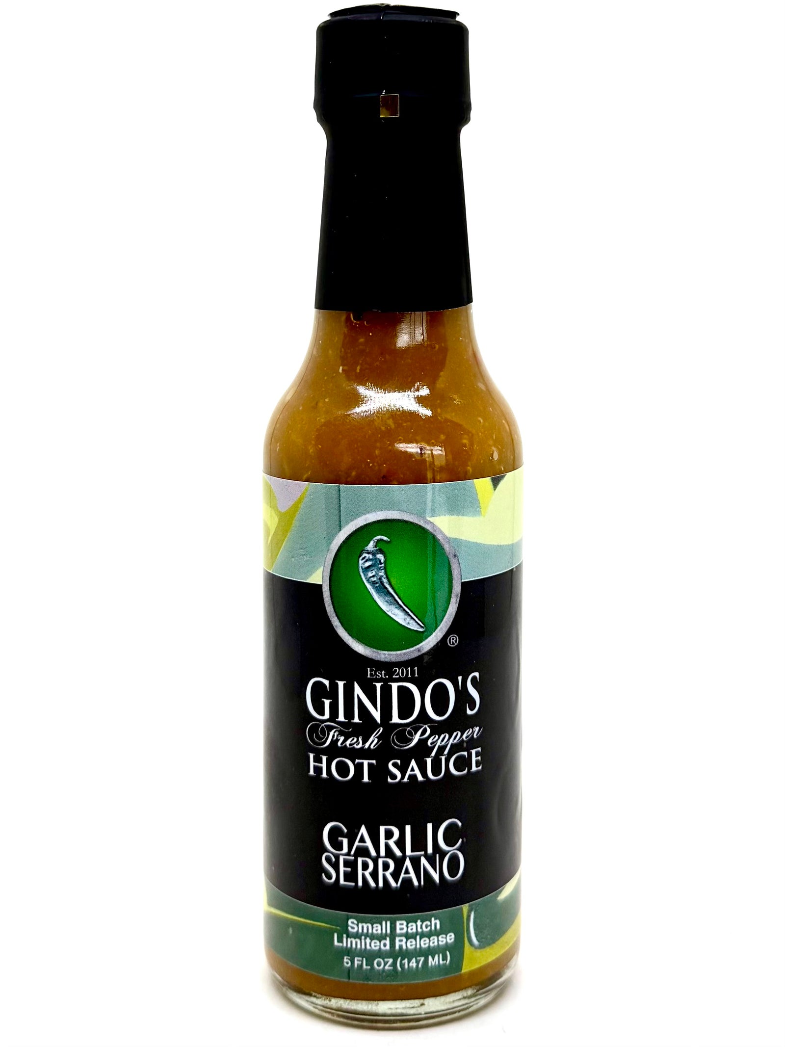 Garlic Serrano Hot Sauce | Savory, Medium Heat