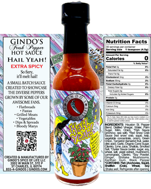 Hail Yeah! Houston Street Hot Sauce | Extra Spicy