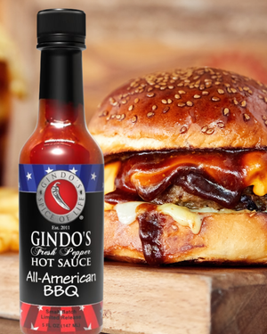 All American BBQ Hot Sauce | Smoky Habanero BBQ Sauce, Medium