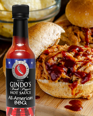 All American BBQ Hot Sauce | Smoky Habanero BBQ Sauce, Medium