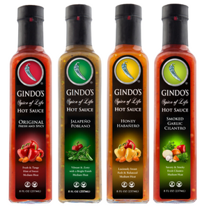 Hot Sauce Starter Kit | Gindo's Best Selling 4 Pack