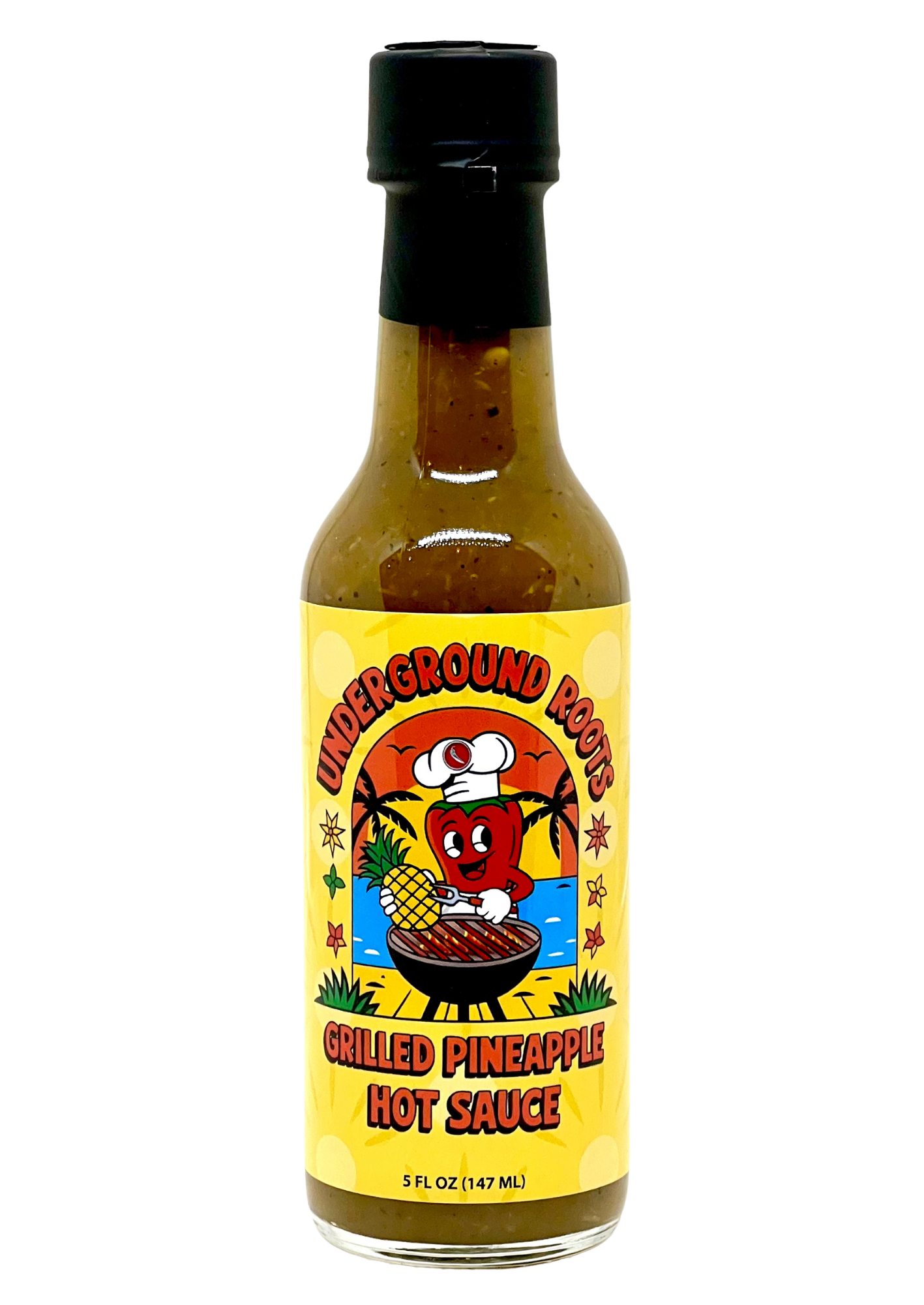 Grilled Pineapple Hot Sauce