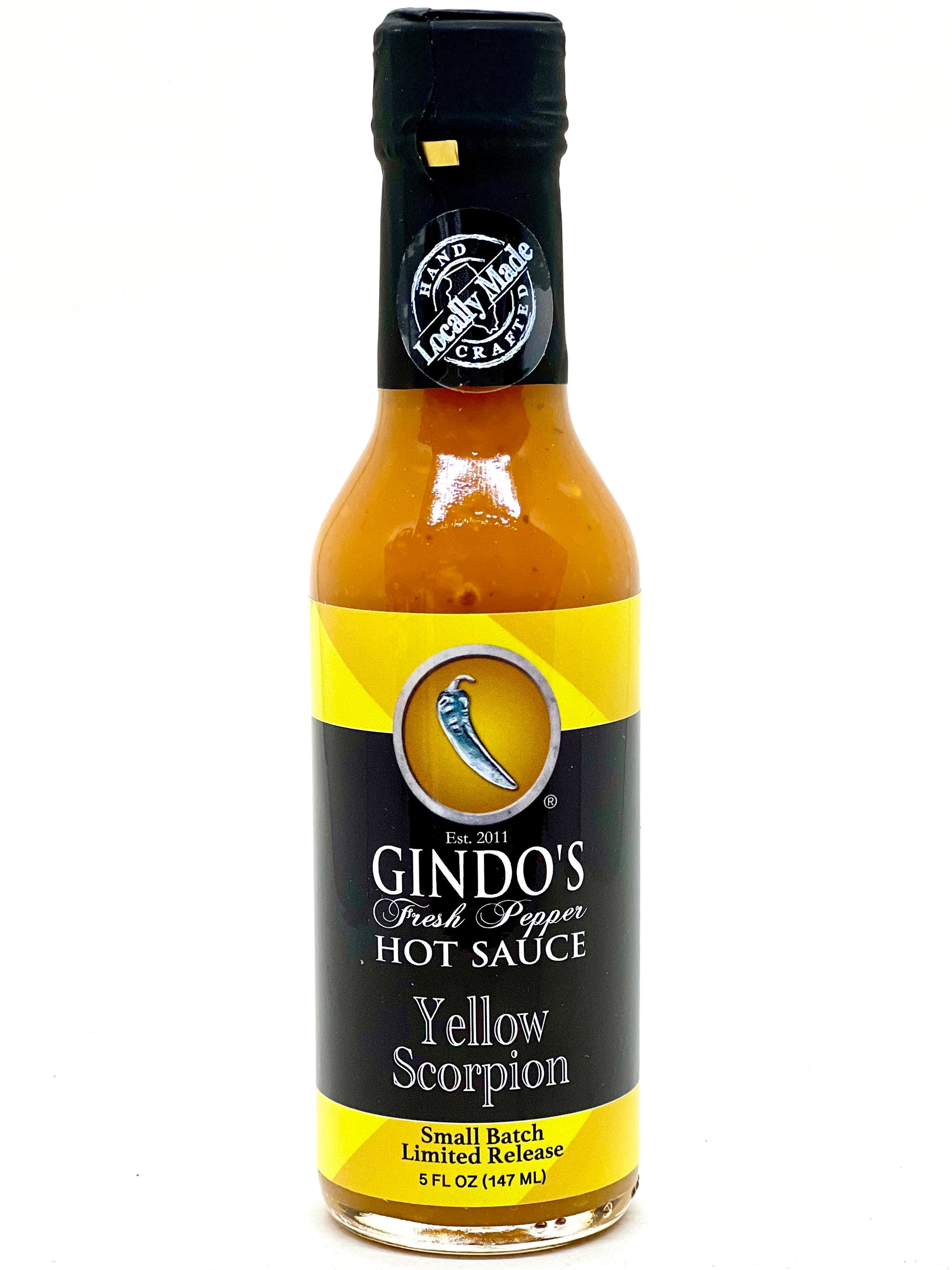 Gindo's Yellow Scorpion Spicy Pepper Sauce