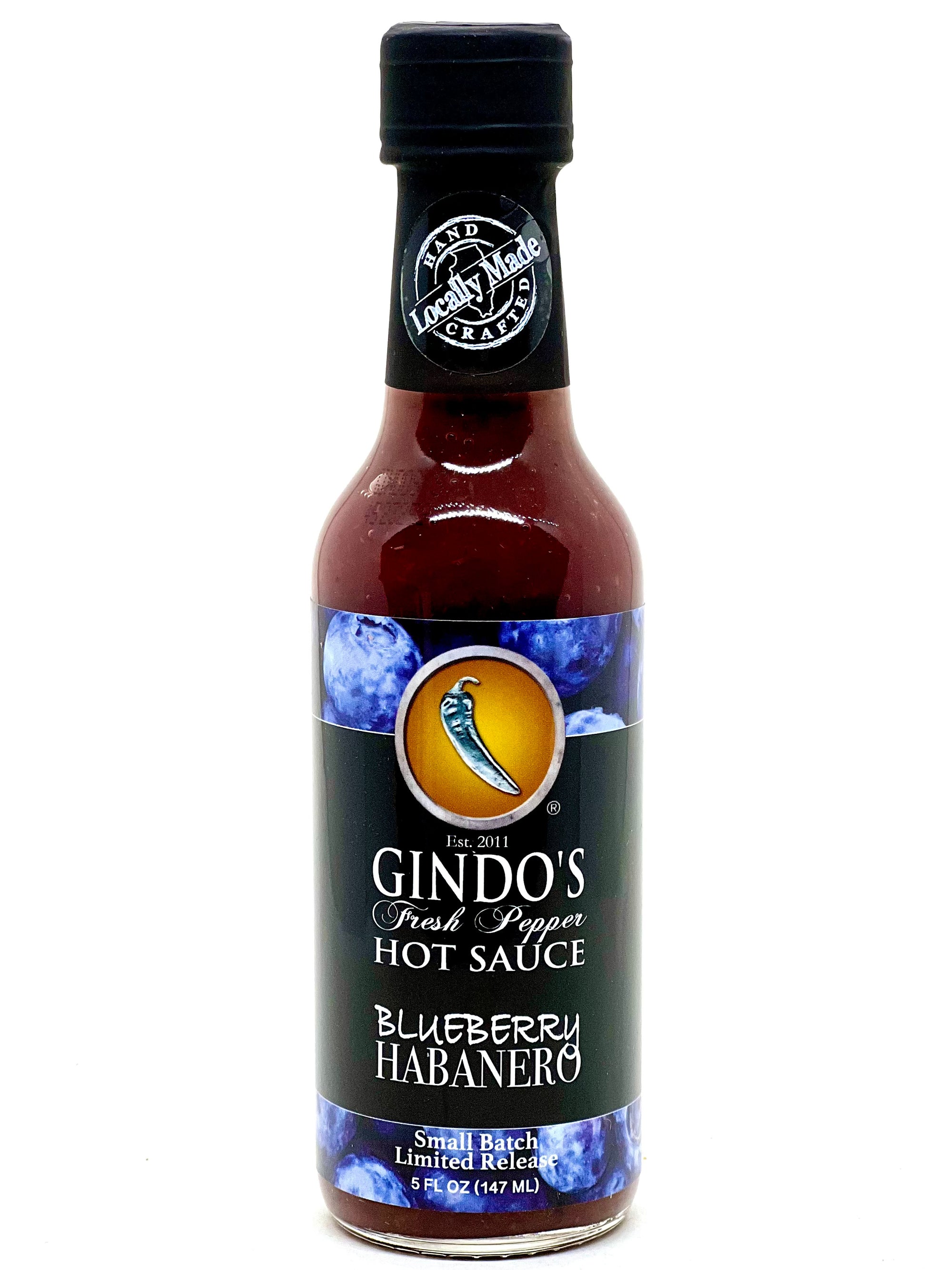 Gindo's Blueberry Habanero Spicy Fruit Hot Sauce