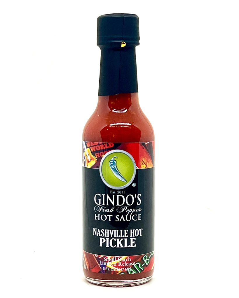 Nashville Hot Pickle Hot Sauce | Medium Heat - Gindos