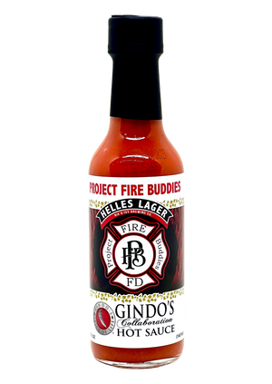 Project Fire Buddies Nik & Ivy Helles Lager Collaboration Hot Sauce