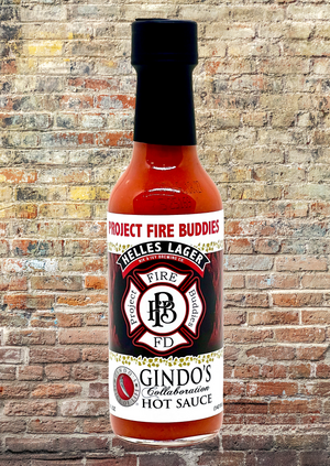 Project Fire Buddies Nik & Ivy Helles Lager Collaboration Hot Sauce