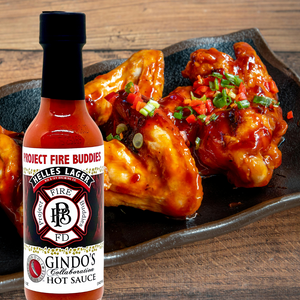 Project Fire Buddies Nik & Ivy Helles Lager Collaboration Hot Sauce