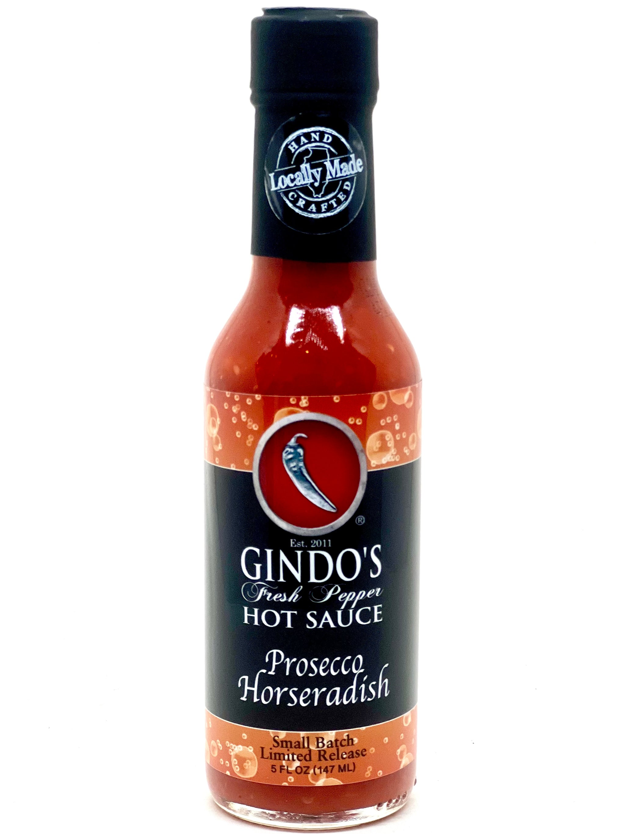 Prosecco Horseradish  Gindo's Limited Release Hot Sauce - Gindos