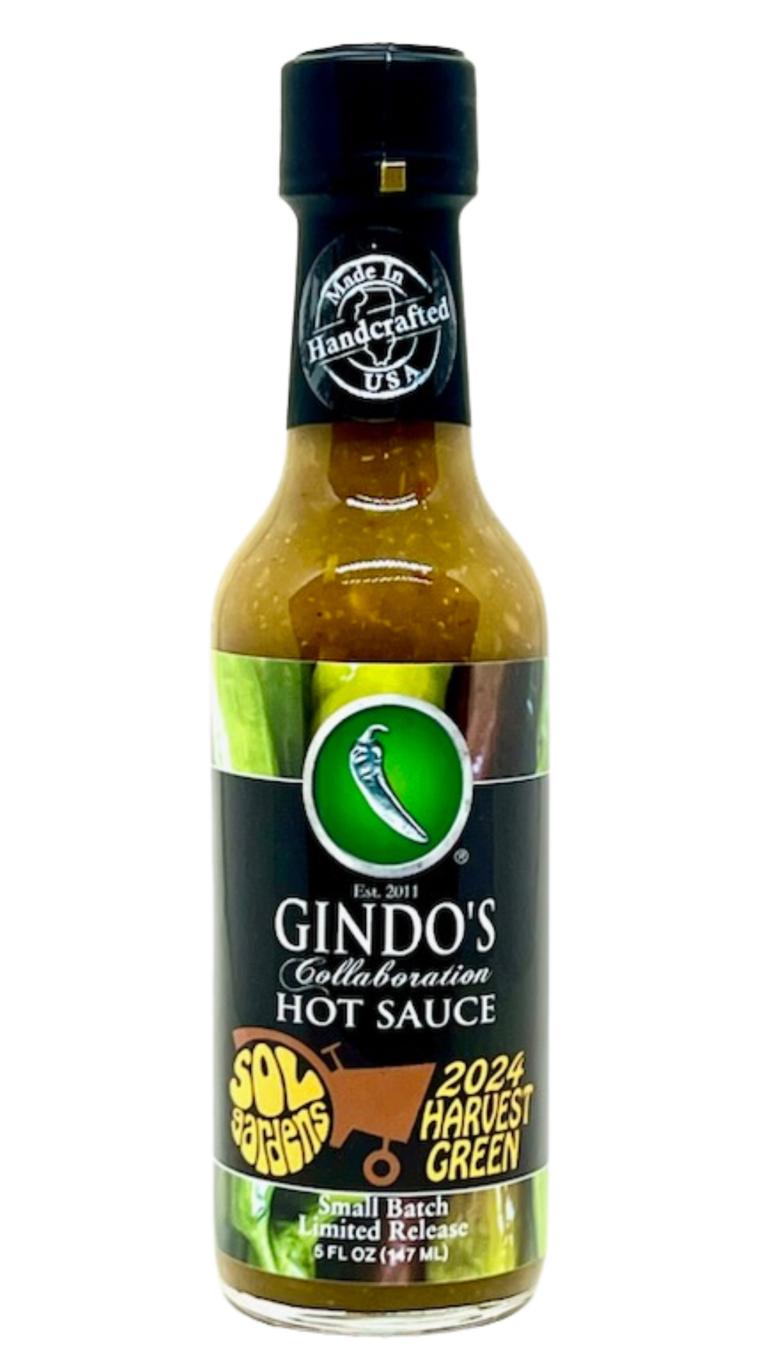 Sol Gardens 2024 Harvest Green Hot Sauce