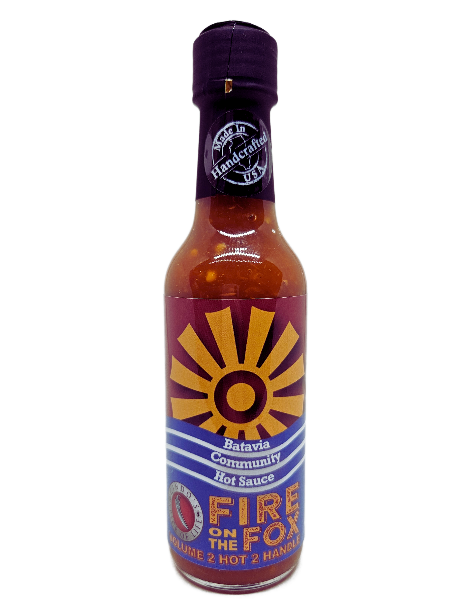 Fox on the Fire Peppers with a Purpose Hot Sauce