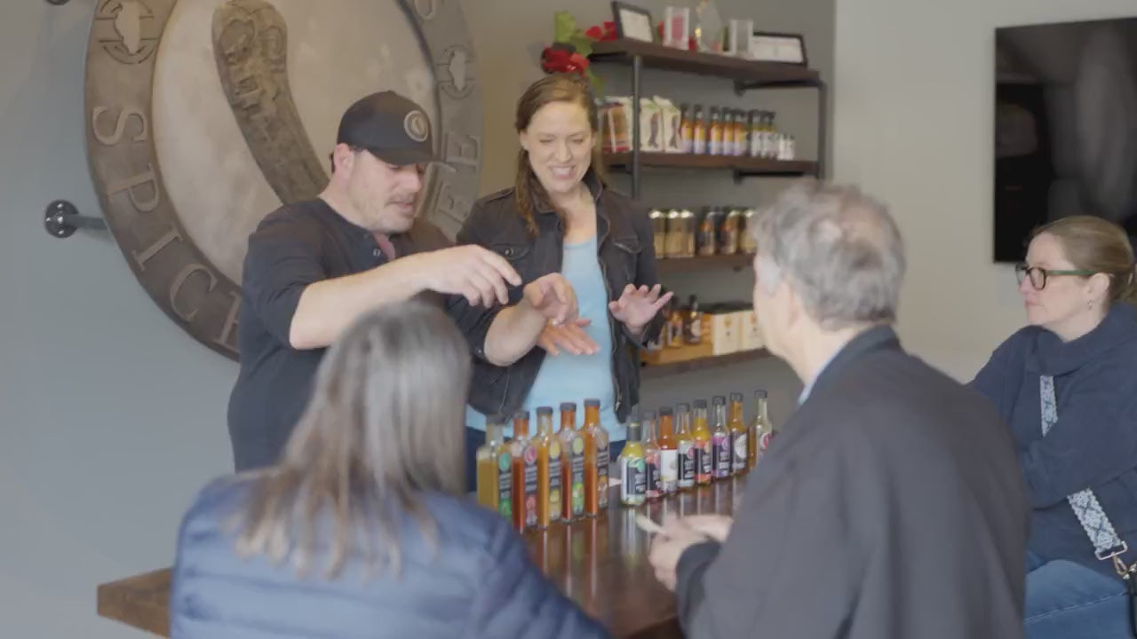Gindos Handcrafted Fresh Pepper Hot Sauces Video