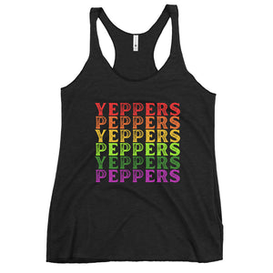 "Yeppers Peppers" Racerback Tank