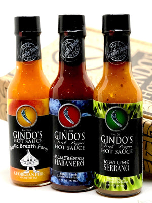 Gindo's Fruit Box - Past Hot Sauces