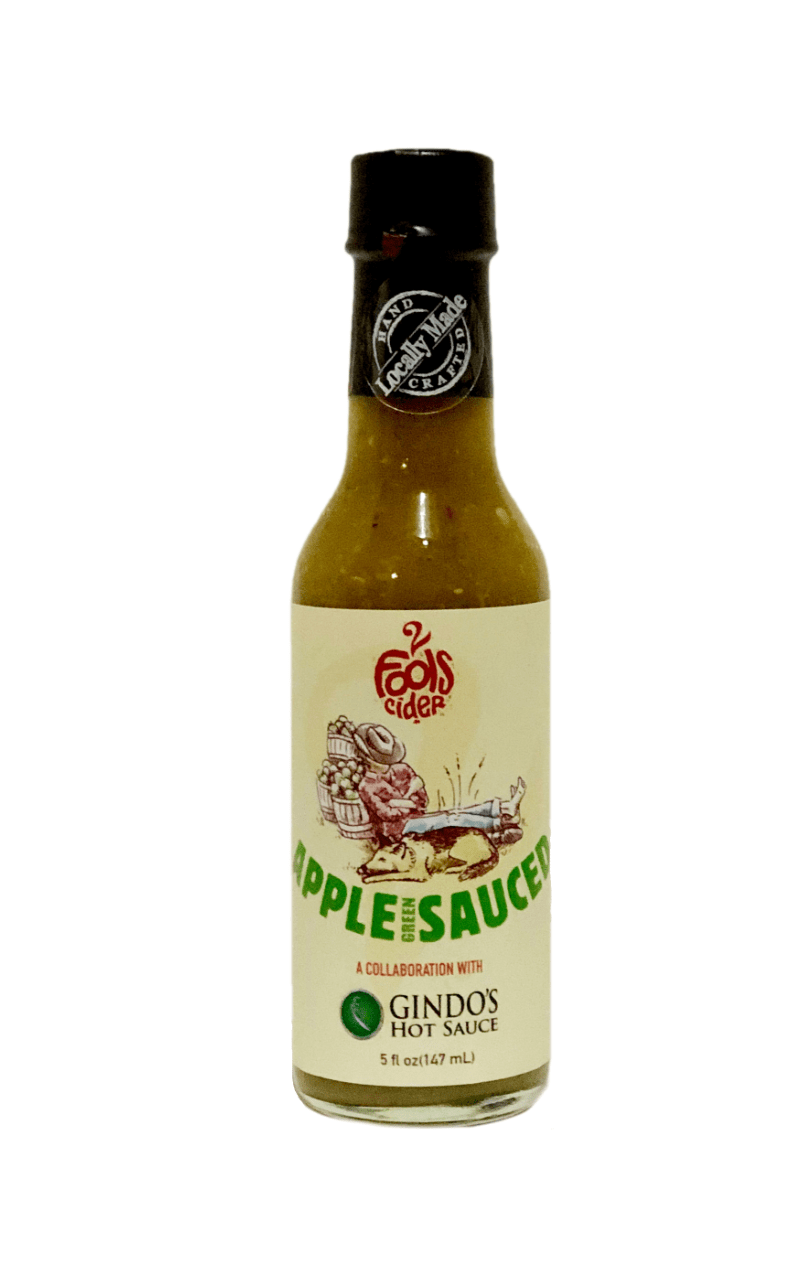 2 Fools Apple Sauced GREEN Hot Sauce