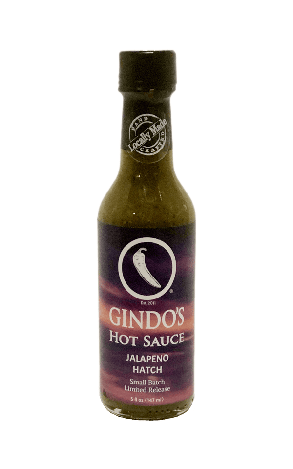 Jalapeño Hatch Hot Sauce Tangy + Savory Mild Hot Sauce Gindo's Gindos