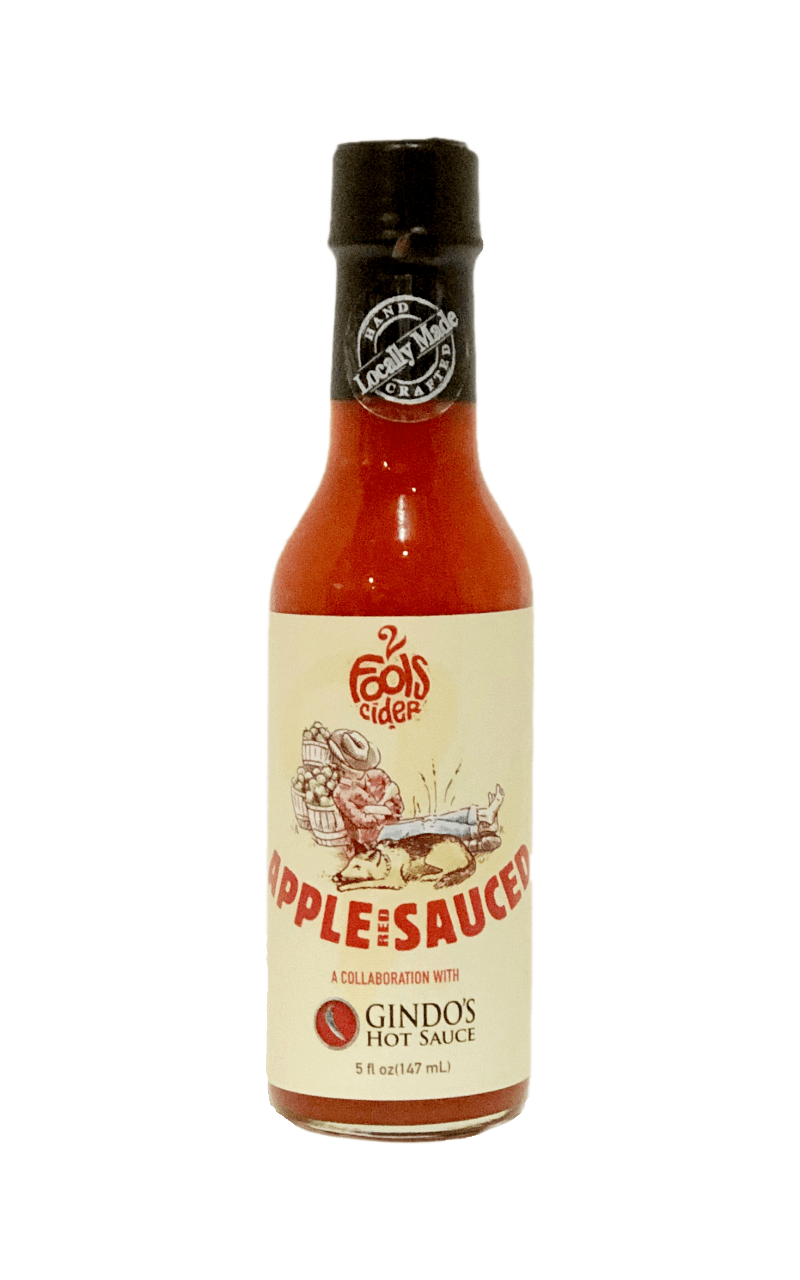 2 Fools Apple Sauced RED Hot Sauce