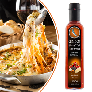 Gindos Truffle Parmesan with cheesy pasta